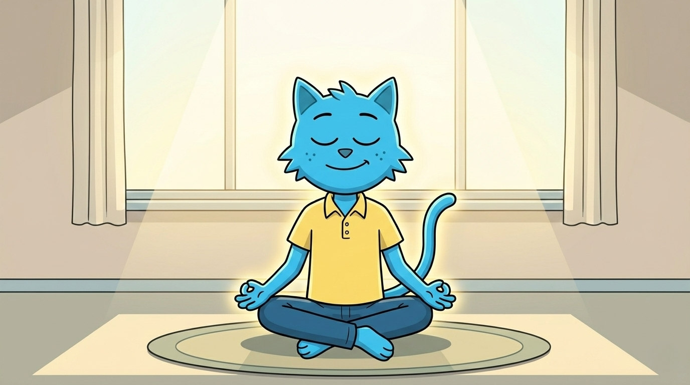 Meditating Steve
